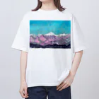 Daria tanakaの常念岳モルゲンロート Oversized T-Shirt