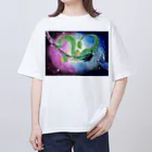 Daria tanakaの龍神の動かす水の姿 Oversized T-Shirt