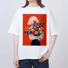 AQUAMETAVERSEの花束をあなたに　Hime  2530 Oversized T-Shirt