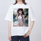 yumi889kiteの夏日の風物詩 Oversized T-Shirt