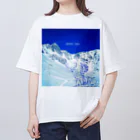 くしゃくしゃブルドッグのYamae 千畳敷カール Oversized T-Shirt