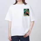 AQUAMETAVERSEのティファニーでお茶を　Hime  2530 Oversized T-Shirt