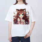 yos-1292583のねこニコばん オーバーサイズTシャツ