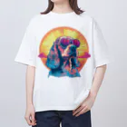 dogsdream8246のcocker sunset Oversized T-Shirt