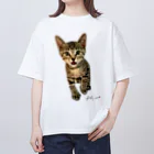 ちゅーにゃんのちびちゅー オーバーサイズTシャツ