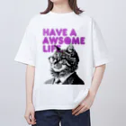 RainbowFam Plusの猫先輩 オーバーサイズTシャツ