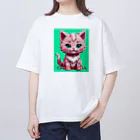 chururieraの子ねこのチュルリエラくん オーバーサイズTシャツ