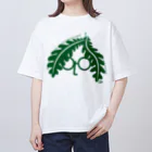 イラスト MONYAAT のわけわかめ WAKEWAKAME L オーバーサイズTシャツ