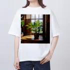 mugi_3の緑は目にいい Oversized T-Shirt