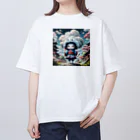AI妖怪大図鑑の入道雲妖怪　せきらん オーバーサイズTシャツ