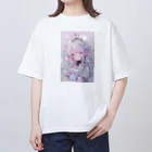 moca.のふぇありーぽるん オーバーサイズTシャツ