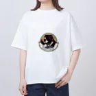 QUEEN’ｓRUSHのQUEEN'S RUSHショップロゴ Oversized T-Shirt