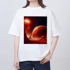 LUF_jpsのRed Planet: Mars オーバーサイズTシャツ