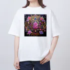 AQUAMETAVERSEの幸福の印　なでしこ1478 Oversized T-Shirt