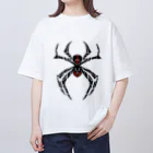 UnholyAyakaのBlack Widow By Unholy Nonneizz Oversized T-Shirt