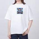 子猫カーニバルの煽り運転禁止！ Oversized T-Shirt