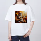 ふぇにゃんくすのギーニャン Oversized T-Shirt