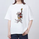 工房ミハルスのにゃああああああああん オーバーサイズTシャツ