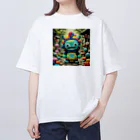 AI妖怪大図鑑の毛糸妖怪　アムヤン Oversized T-Shirt