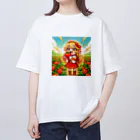 bottaの可愛い、リコピン、トマト食べてる Oversized T-Shirt