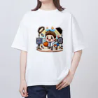 bottaの可愛い、かず。さん、バスケダーツ オーバーサイズTシャツ