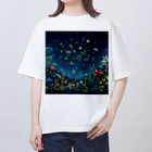 0denkundesuの星彩植譜 Oversized T-Shirt