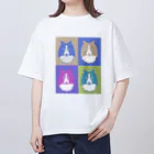 テーブルソルトのボーダーコリー　everyday life  オーバーサイズTシャツ