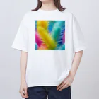 chan-takehaniの羽根のカレイドスコープ Oversized T-Shirt