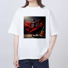 age3mのDancing of Love オーバーサイズTシャツ