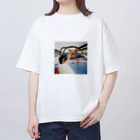 保護ねこねっこ倶楽部のスピードスターにゃんこ Oversized T-Shirt