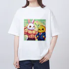 jyabajyaの親愛なる君と僕‐ダサカワVer. Oversized T-Shirt