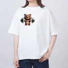 AKIRAの筋トレくまちゃん Oversized T-Shirt