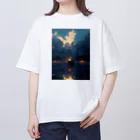 AQUAMETAVERSEの漁り火　なでしこ1478 Oversized T-Shirt