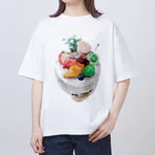 harapecoartのフルーツケーキ オーバーサイズTシャツ