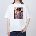 AQUAMETAVERSEの夕べの思い出　ラフルール　1859 Oversized T-Shirt