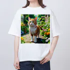 にゃんぼショップ🐈の冒険にゃんこ② Oversized T-Shirt