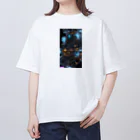 gomaabura1213の電子回路 オーバーサイズTシャツ