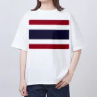 お絵かき屋さんのタイの国旗 オーバーサイズTシャツ