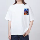 AQUAMETAVERSEの過ぎし日を忍びながら　Hime  2530 オーバーサイズTシャツ