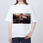 ヴィヴィオの夕焼け オーバーサイズTシャツ