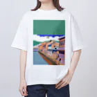 momo_emiの昔と猫 Oversized T-Shirt