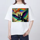 momonekokoの黒猫の魔法使い オーバーサイズTシャツ