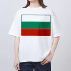 お絵かき屋さんのブルガリアの国旗 Oversized T-Shirt