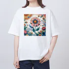 momoart8888の天使のいる世界 オーバーサイズTシャツ