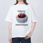 zo_shanの100日祝い オーバーサイズTシャツ