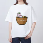 まんじゅうこわいのたにんどん オーバーサイズTシャツ