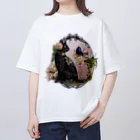 ▼△OCTA△▼の黒猫の夢花 Oversized T-Shirt