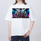 ANIMAL HEROES -musical band-のワイルドロックフェスタ - ダンシングアニマルズ オーバーサイズTシャツ