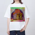 porte☘️bonheur〜ﾎﾟﾙﾄ·ﾎﾞﾇｰﾙの〜絵本の扉〜Lavie＆Bitたれ耳うさぎの妖精san〜 Oversized T-Shirt