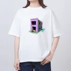 Buildingsの廃墟 13 オーバーサイズTシャツ